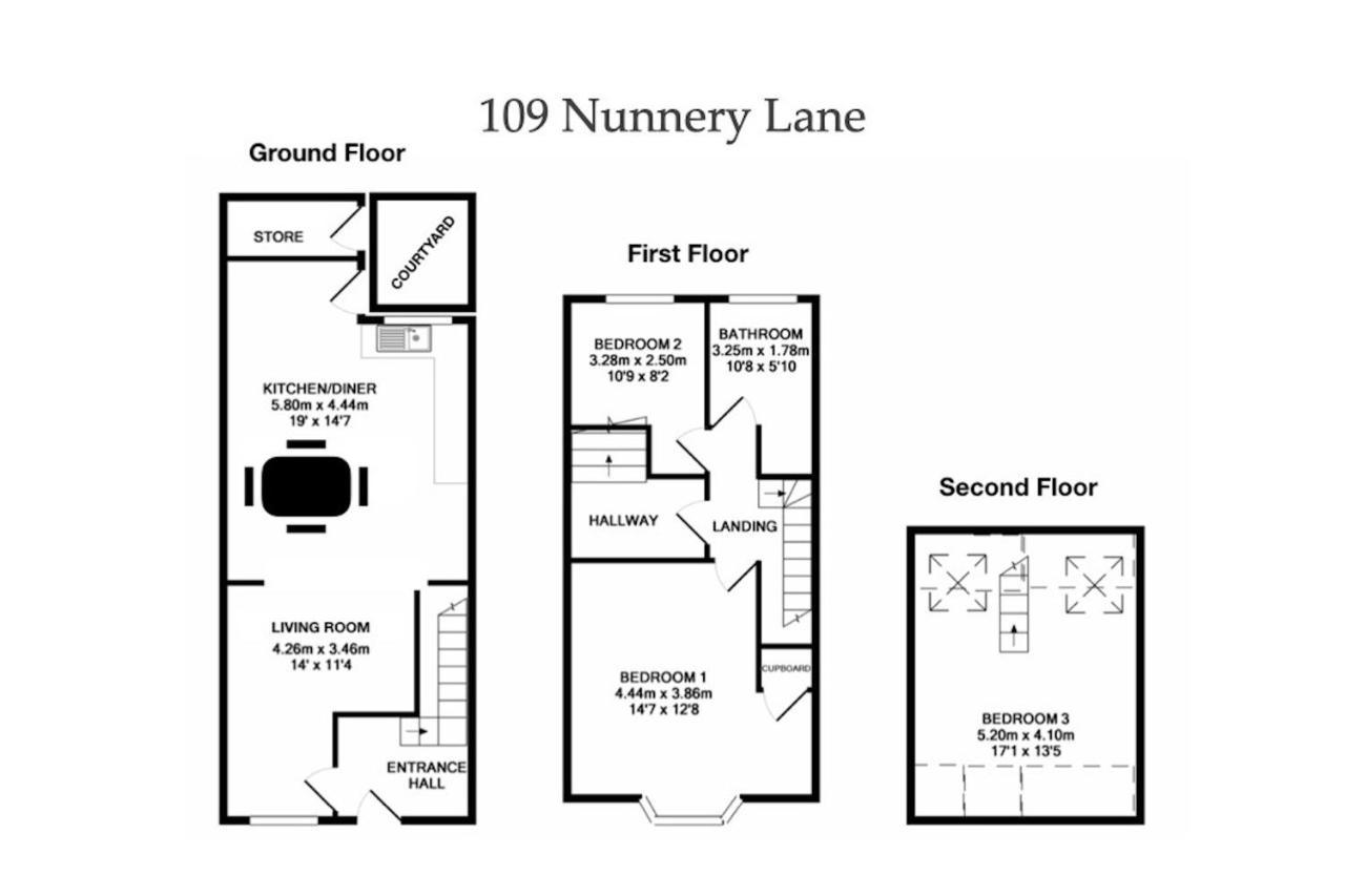 Spencer House & 107 & 109 Nunnery Lane Vila York Exterior foto